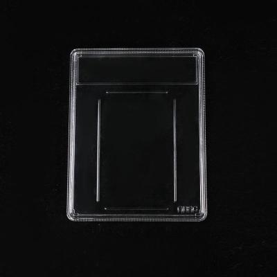 China Plastic Transparent Plastic Ultrasonic card case IC Transportation Membership Bank Card Commemorative Card Slab 85*53mm for sale