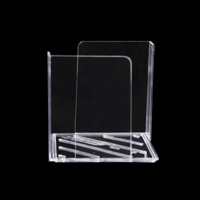 China Plastic Customize storage Organizer Note Paper Pad Holder Table Napkin plastic box Desk Sticky Memo Note cube 9*9cm for sale