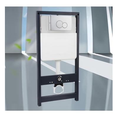 China Wall Mounted Concealed Tank Cistern with Stainless Steel Frame and European Watermark for sale