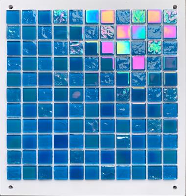 China 300*300*8mm Porcelain Mosaic for Indoor Swimming Pool Hotel Building Material for sale