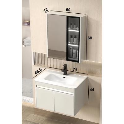 Cina Bagno lavandini Vanity Gabinetto Combinazione con competitivo e moderno specchio bagno in vendita