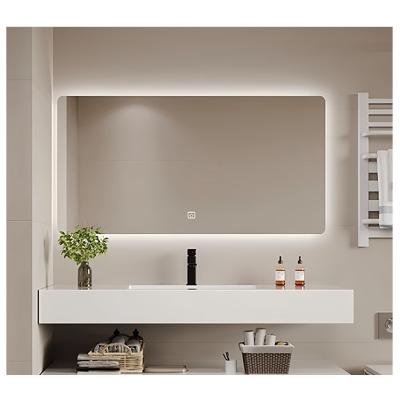 Cina Organizzatore di banconi da bagno con vasca ceramica bianca e materiale SLABS/SINTERSTONE in vendita