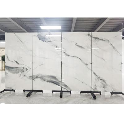 China Modern and Classic Style 1200x2400 White Carrara Marble Slab Porcelain Tile for Homes for sale