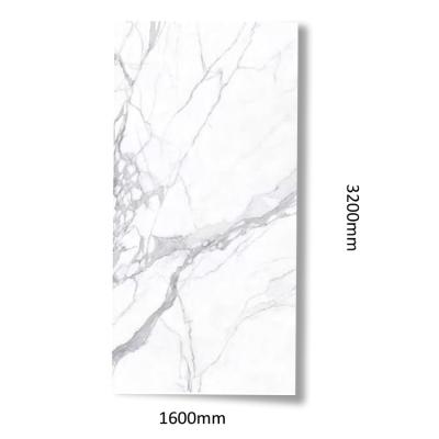 China 1600x3200mm Marble Tiles Floor with Brick Wall Imitation Texture Extra Large Size for sale