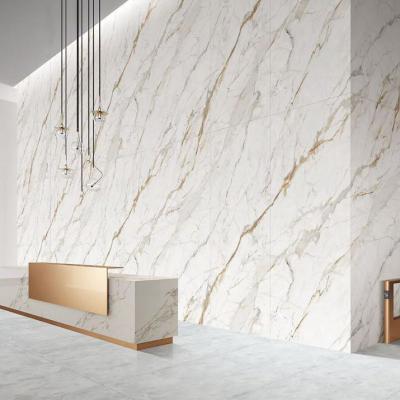 China Continuous Pattern Large Format Marble Slab Tiles for Hotel Background Wall and Floor for sale