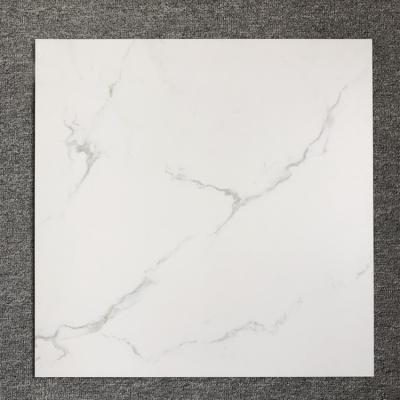 China Ingenieur Kristallstein Weiß Bianco Carrara Grau Foshan Marmor 24x24 Spiegelfliesen Verkauf zu verkaufen