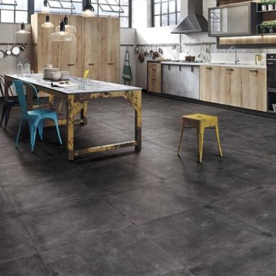 China Niet-slip moderne 60x60 decoratieve cement betonnen look interieur tegels voor design stijl Te koop