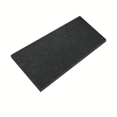 China Acid-Resistant Large Black Porcelain Tile for Bathroom and Outdoor Walkway 1200x600 for sale