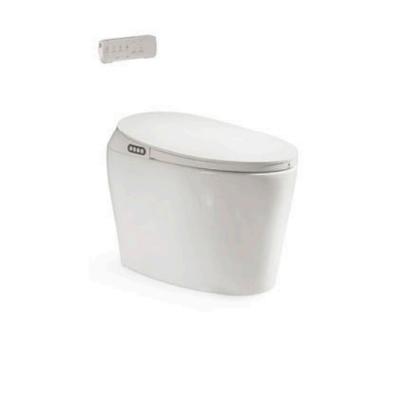 China 110v Automatische keramische badkamer toilet zelfreinigend openbaar Smart Electric Splash Sensor Intelligente toiletbak Te koop