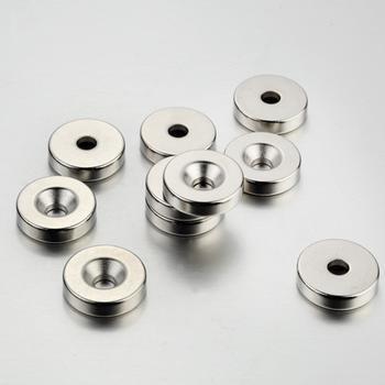 China Sintered NdFeb magnets with sunk hole for sale