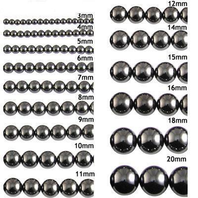 China round hematite beads 40cm length per strand for sale