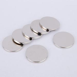 China Disc NdFeb magnet with Ni plating for sale