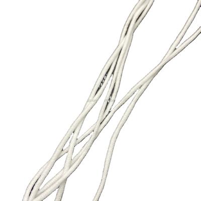 China CYG Viable Mask Making Accessory 2.5mm-2.8mm Around Stretchable Soft White Elastic Rope for sale