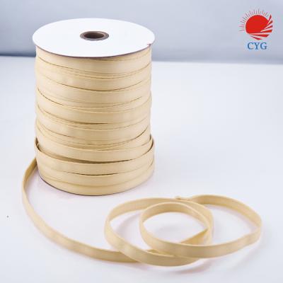 China CYG-10mm durable boning tape in nude for spring steel bone and flat steel bone in corset for sale