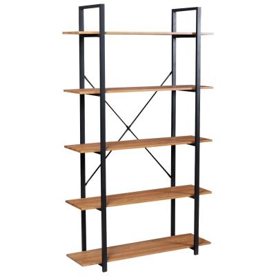 China Modern Simple Style Design Modern Book Shelves With Ladder Wooden_Bookshelf for sale