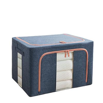 China New Arrival Folding Large Capacity Collapsible Under Bed Storage Bag Clothes Storage Box Organizer for sale