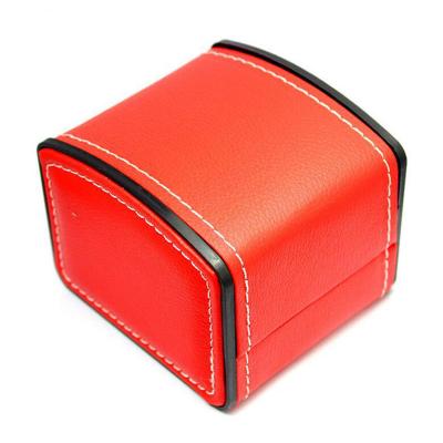 China Luxury Leather Watch Display Box Mini Luxury Leather Watch Display Box Top Grade Packaging Smooth Leather Watch Box for sale