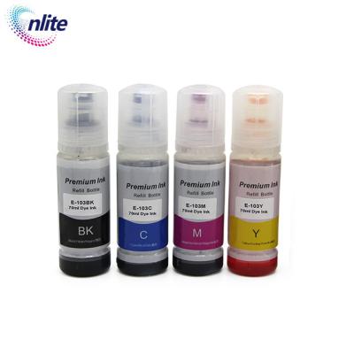 China DGT Color 103 Premium Compatible Ink Factory Environmental Friendly Refill Ink For Epson L3110 Ecotank L3150 L1110 L5190 Printer Machine for sale