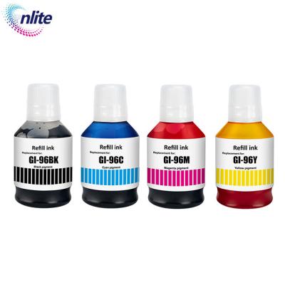 China Compatible Premium Color Gi96 Gi-96 Bottle Refill Bulk Ink For Canon Maxify Gx7090 Gx7092 Gi 96 GI96 Ink for sale