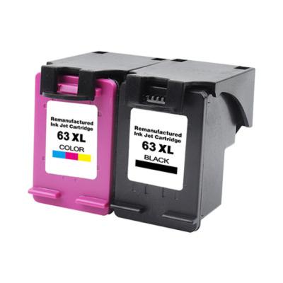 China COMPATIBLE 63 63XL compatible ink cartridge for HP DESKJET 1112/2130/2132/3630/3632/OfficeJet 3830/4650/4652/4655/Envy 4516/4512 for sale