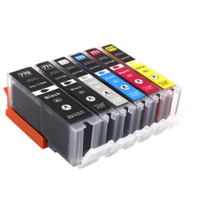 China COMPATIBLE With 770 771 Pgi-770xl Pgi770 Cli-771xl Cli771Premium Color Ink Cartridge For Use In Canon Pixma Mg5770 Mg6870 Mg7770 for sale