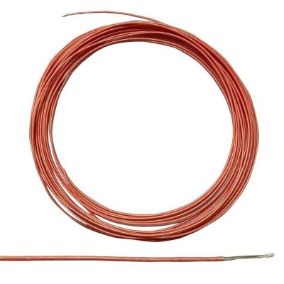 China AFR250 30AWG 0.06mm PTFE Wrap Heating Silver Plated 7/0.1mm Copper Wire for sale