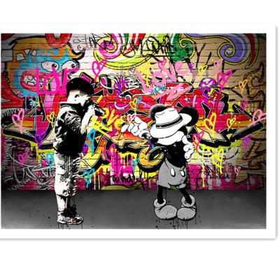 China High Quality Home Decorative Noise Eco-friendly Material Dafen Art Modern Character Oil Painting On Canvas for sale