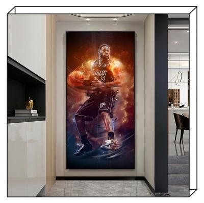 China Wholesale Modern Crystal Painting Basketball Star Home Decor Art Wall Art From China for sale