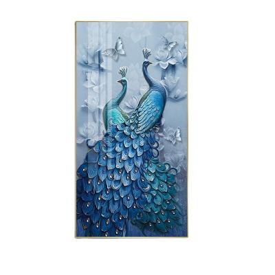 China Modern High Quality Wall Art Home Decor Animal Painting Crystal Porcelain Painting from ArtUnion for sale