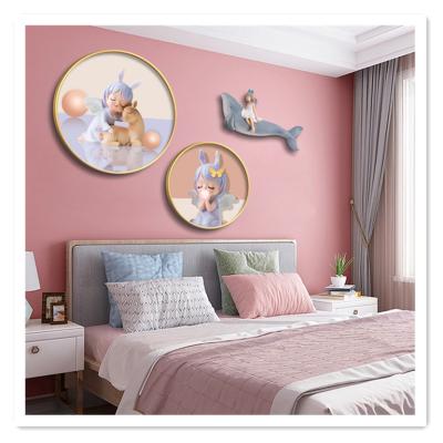 China ArtUnion Waterproof High End Wholesale Cute Cartoon Animals Poster Abstract Oil Painting Canvas Prints Wall Art Home Decor For Girls for sale