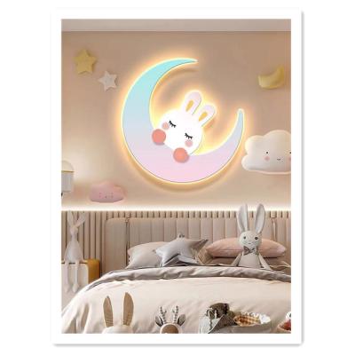 China ArtUnion High Resolution Printing Nordic Bear,UNICORN Pop Art Led Canvas Painting With Light Graffiti Anime Art Wall Art Picture Framed Decor Print for sale