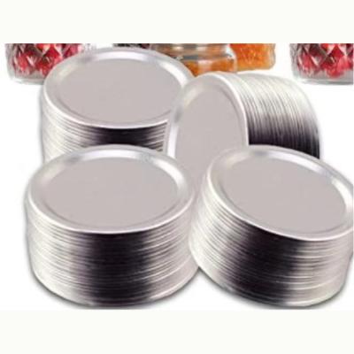 China Non Spill High Quality Metal Tinplate Slot Cover Canning Lids For Mason Jars for sale