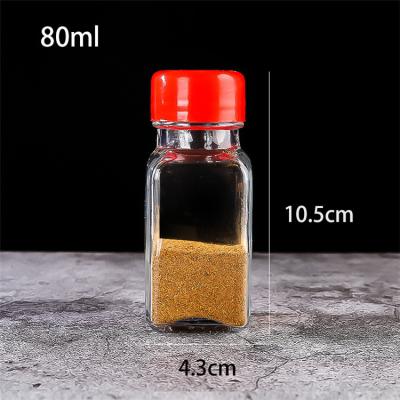 China Storage / Kitchen Spice Shaker Hight Quality Glass Spices Powder Bottles Cooking Storage Kitchenware for sale