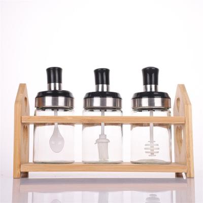 China Food Online Store Hot Sale Vinegar And Olive Oil Bottle Dispenser Glass Jar for sale