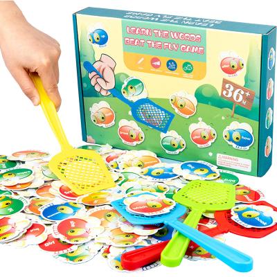 China Interesting Knocking Fly Game Kids Montessori Educational Toy For Kids 3+ Learning Word Toddler School Supplies Kid Gift for sale