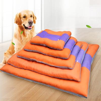 China Breathable Dog Bed Wear-Resistant Soft Cotton Pad for Pet Cat and Dog Multifunctional Cotton Pad Thick Protective Pet for sale