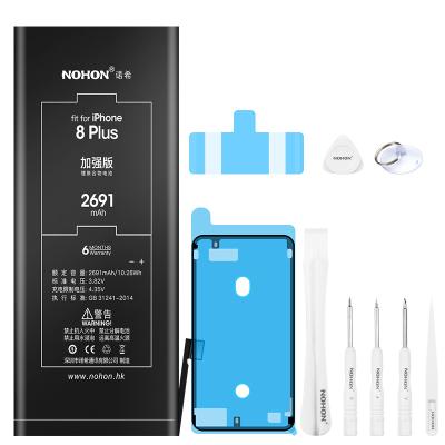 China Original Cell Phone NOHON Factory Direct OEM Price Good Capacity Cell Phone Battery for iphone 8 plus baterias replacement for sale