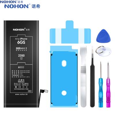 China Original Mobile Phone NOHON Standard Capacity Battery For iPhone 6 6S High Capacity Replacement Batteries Tools Free Sticker for sale