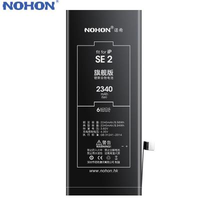 China Original High Quality Mobile Phone NOHON Lithium Battery For iPhone Se 2020 High Capacity Rechargeable Phone Batteries for sale