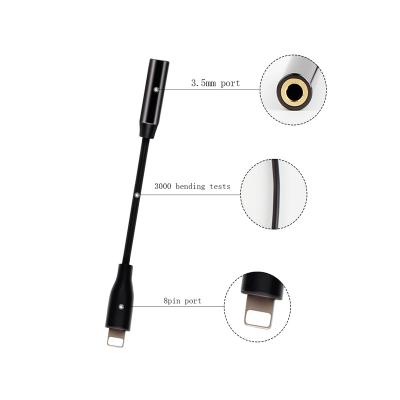 China aux connector 3.5Mm Jack Cable Audio Adapter For Apple Of New Car Earphone 2022 Audio Splitter for sale