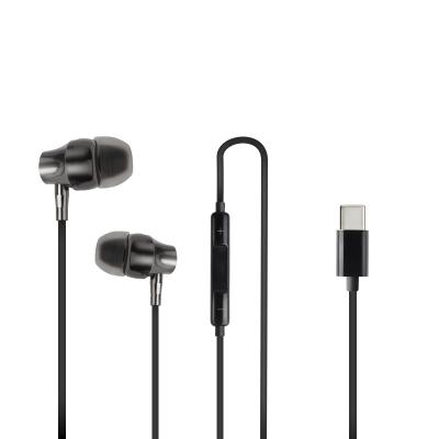 China Cheap Smart Type C Wire In-ear Sport 9D Headsets Noise Canceling Earbuds In Ear Headphones Headphones for sale