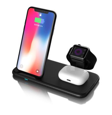 China Hot Selling 2022 Best Quality 15W Mobile Phone 4 in 1 Qi Magic Apple Fast Wireless Charging Station for sale