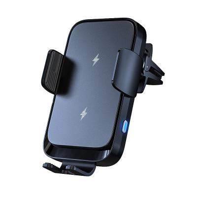 China Amazon Best Selling Car Charger Mount Qi Fast Car Smart Wireless Charger Adjustable Phone Holder For Iphone for sale