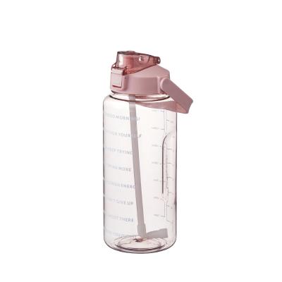 China 2L Scale Contemporary Single Transparent Plastic Sealed Leakproof Portable Water Bottle for sale