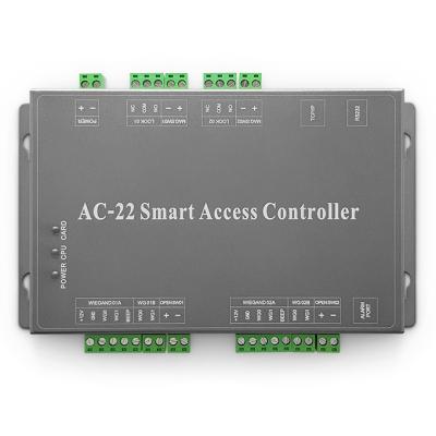 China AC-22 Active Network Two Door Access Control Controller With Door Interlocking for sale