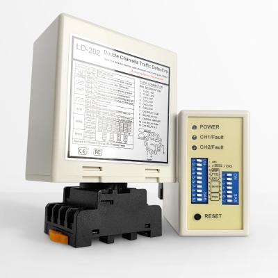 China Automatização de portões industriais Indutivo Detector de loop de canal duplo 12-24 VADC Detecção precisa à venda