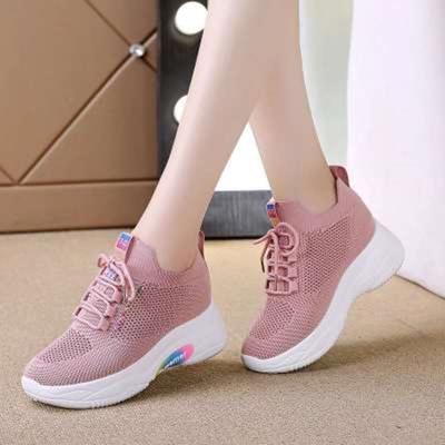 China 2020 Latest Style Fashion New Arrival Fashionable Woman Sport Flat Running Sneaker Sneaker CUSHIONING for sale