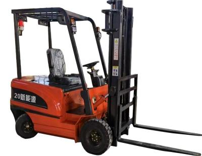 China Hotels Four wheels with solid tyer 60 V battery operated forklift for Mexico for sale