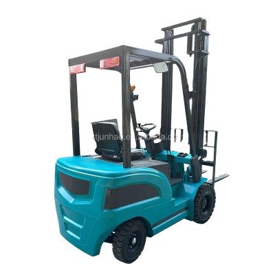 China Hotels Thicken and strengthen fork comfortable seat four wheels electric forklift with easy drive for sale