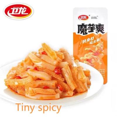 China Factory Supply Delicious Low Fat Chinese Konjac Snack Products Healthy Food Spicy Snacks for sale